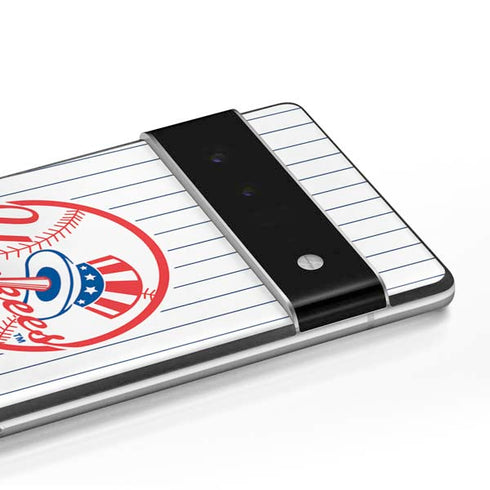 MLB New York Yankees Home Jersey Google Pixel 6 Skin